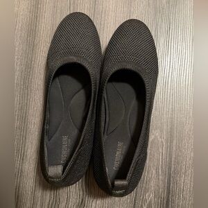 Cushionaire Black Slip-On Shoes